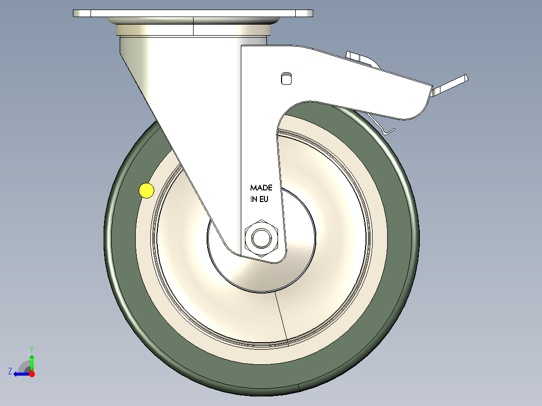 型材-KJN 531786 125MM WHEEL BRAKE右视图