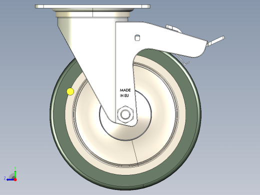型材-KJN 531786 125MM WHEEL BRAKE右视缩略图
