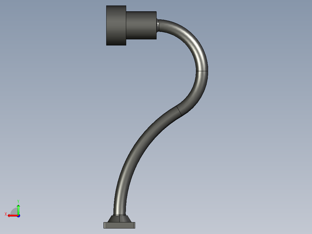 线体工作射灯后视图