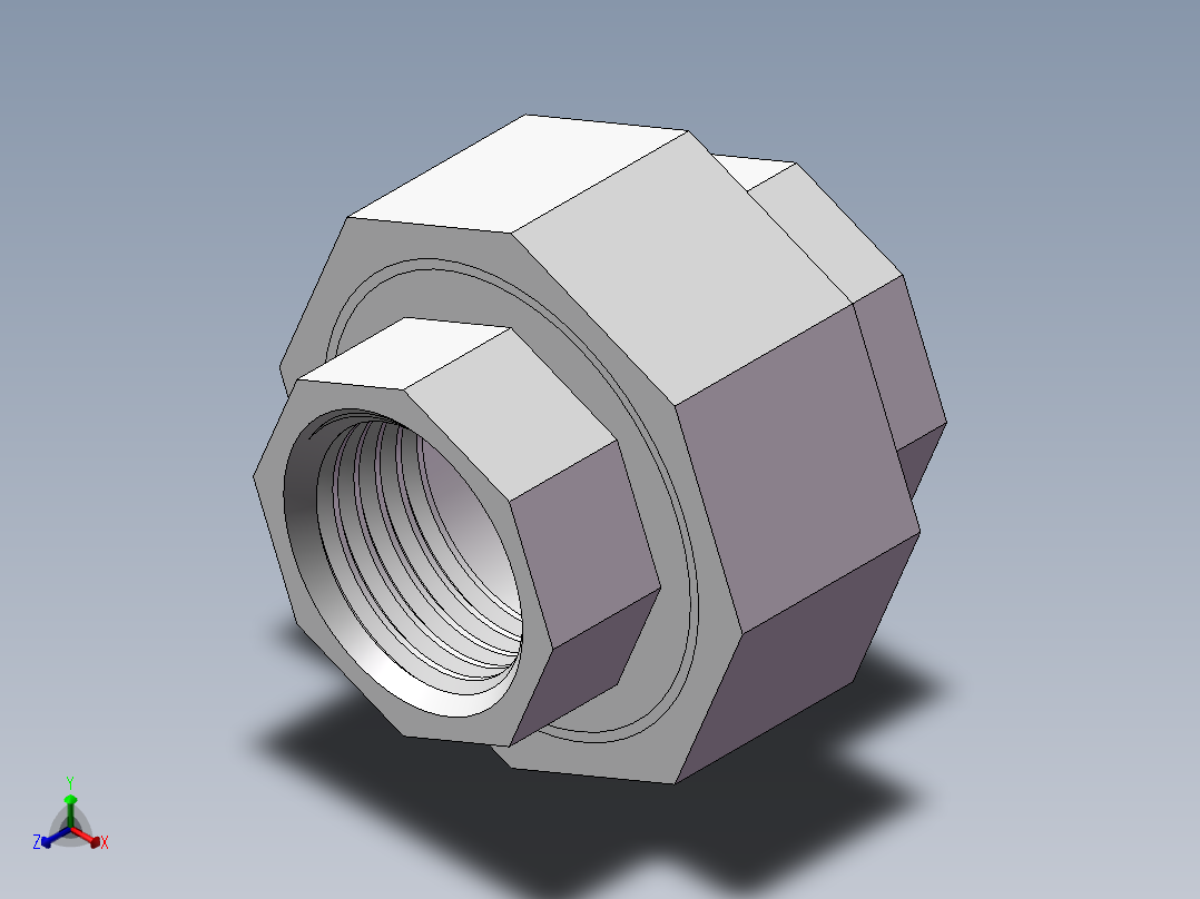 活接-等径内丝直通 DN15