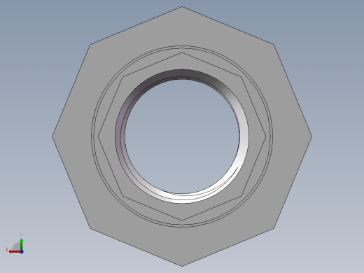 活接-等径内丝直通 DN15后视缩略图