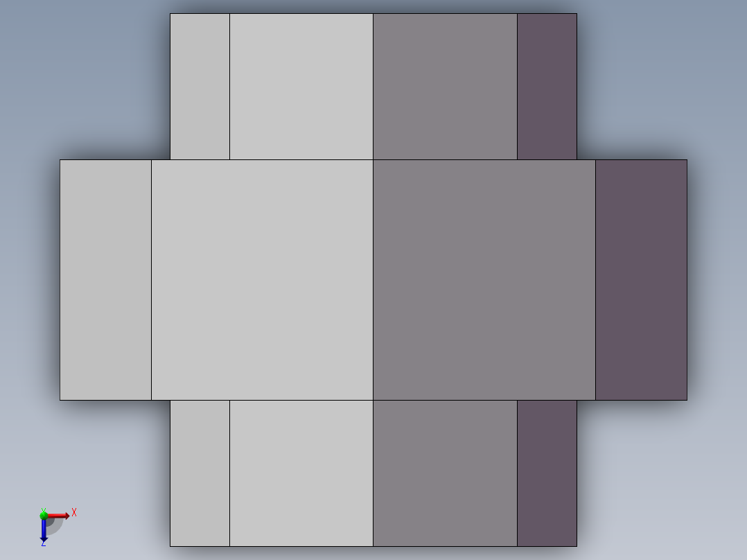 活接-等径内丝直通 DN15俯视图