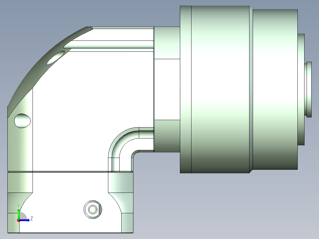 直齿孔ZPLE120-L2 14-73-98.43-M6.stp左视图