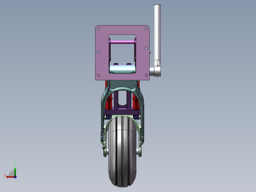 超飞FOURNIER RF-4固定翼飞机起落架后视缩略图