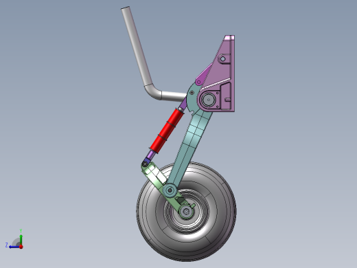 超飞FOURNIER RF-4固定翼飞机起落架右视缩略图