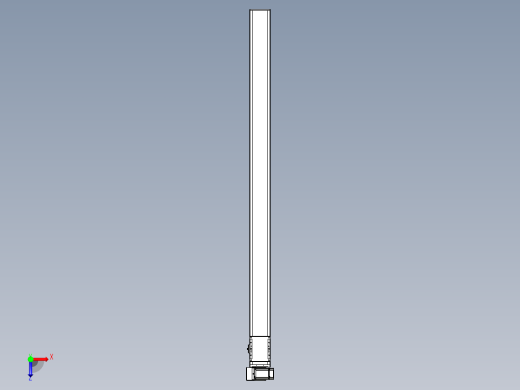 同步带全封闭直线模组TPA-HCB-105D-90-L1600-LU-C-P20-N3俯视缩略图