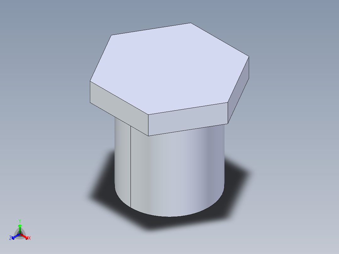 聚氯乙烯配件21-Sch80_Plug_SPIG_849-005_0.5in主视图