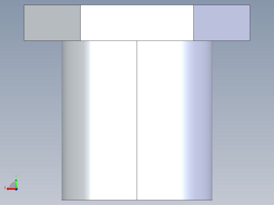 聚氯乙烯配件21-Sch80_Plug_SPIG_849-005_0.5in后视图