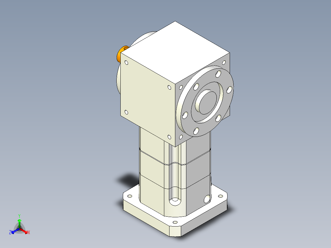 换向器PW170单轴 PGH142-L2 35-114.3-200-M12.stp主视图