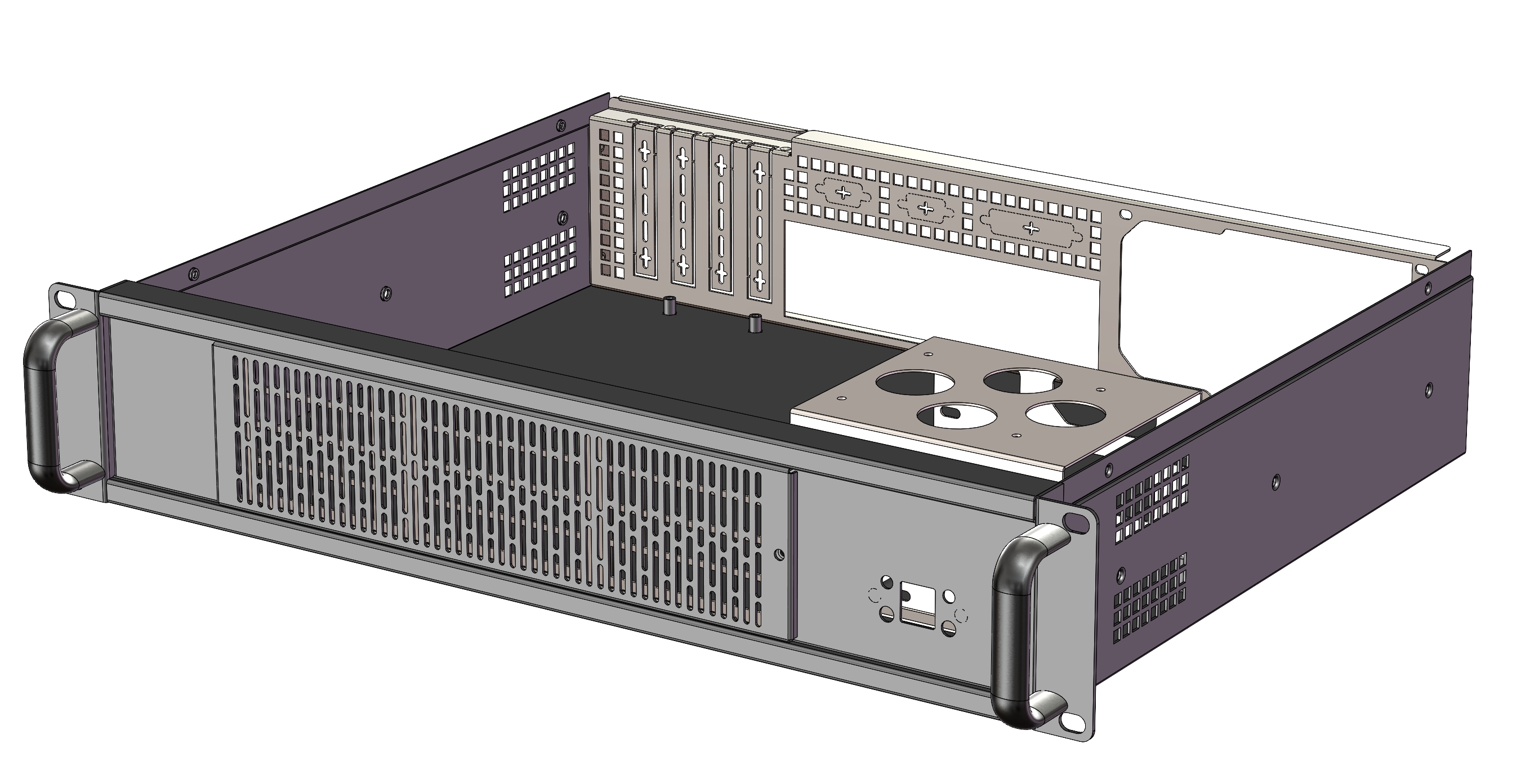 2U机箱深度350mm-ATX主板尺寸＜244-244