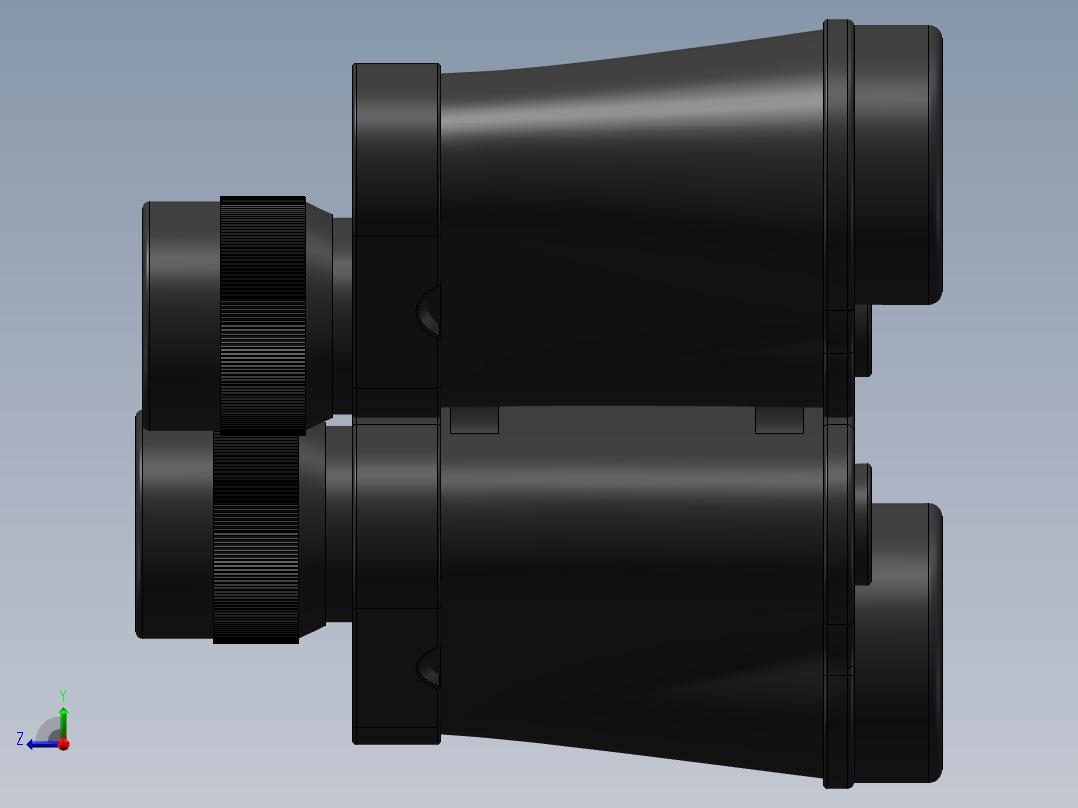 普通军用望远镜右视图