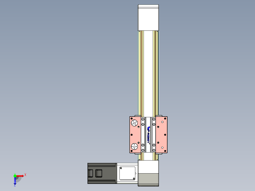 威洛博一般环境皮带-EB8-L200-S200-A1-ZP75-M3-L4俯视图