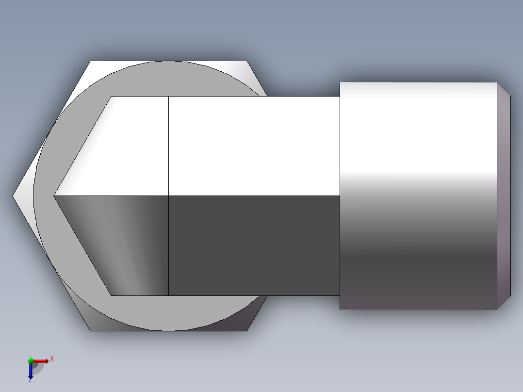 直角组合接头、2D9-16俯视图