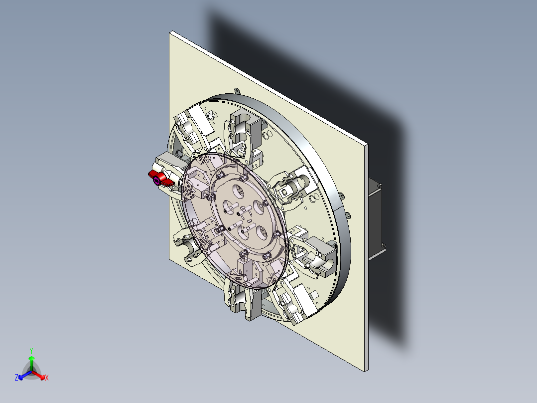 旋转夹紧 旋转自动夹紧装置 分割器旋转机构