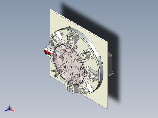 旋转夹紧 旋转自动夹紧装置 分割器旋转机构
