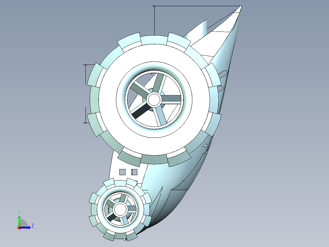 B3003923-地狱骑行汽车左视图