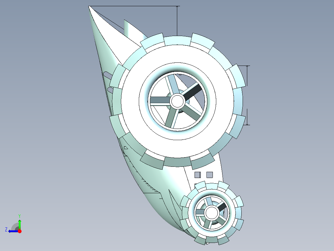 B3003923-地狱骑行汽车右视图