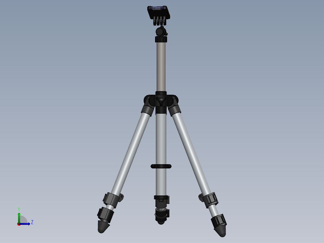 三脚架(6)左视图