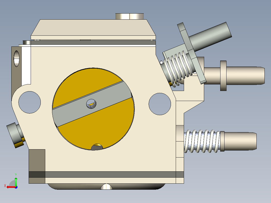 A0003663-完全详细的STHIL HD19D化油器后视图
