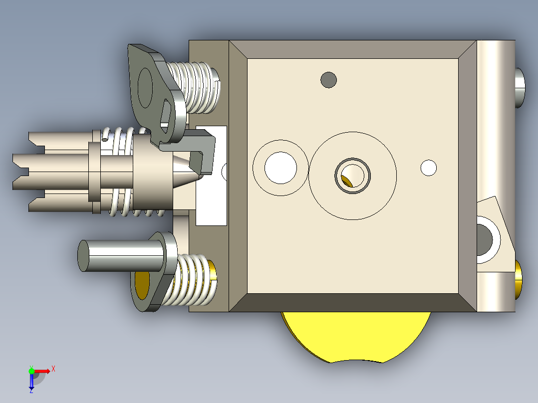 A0003663-完全详细的STHIL HD19D化油器俯视图