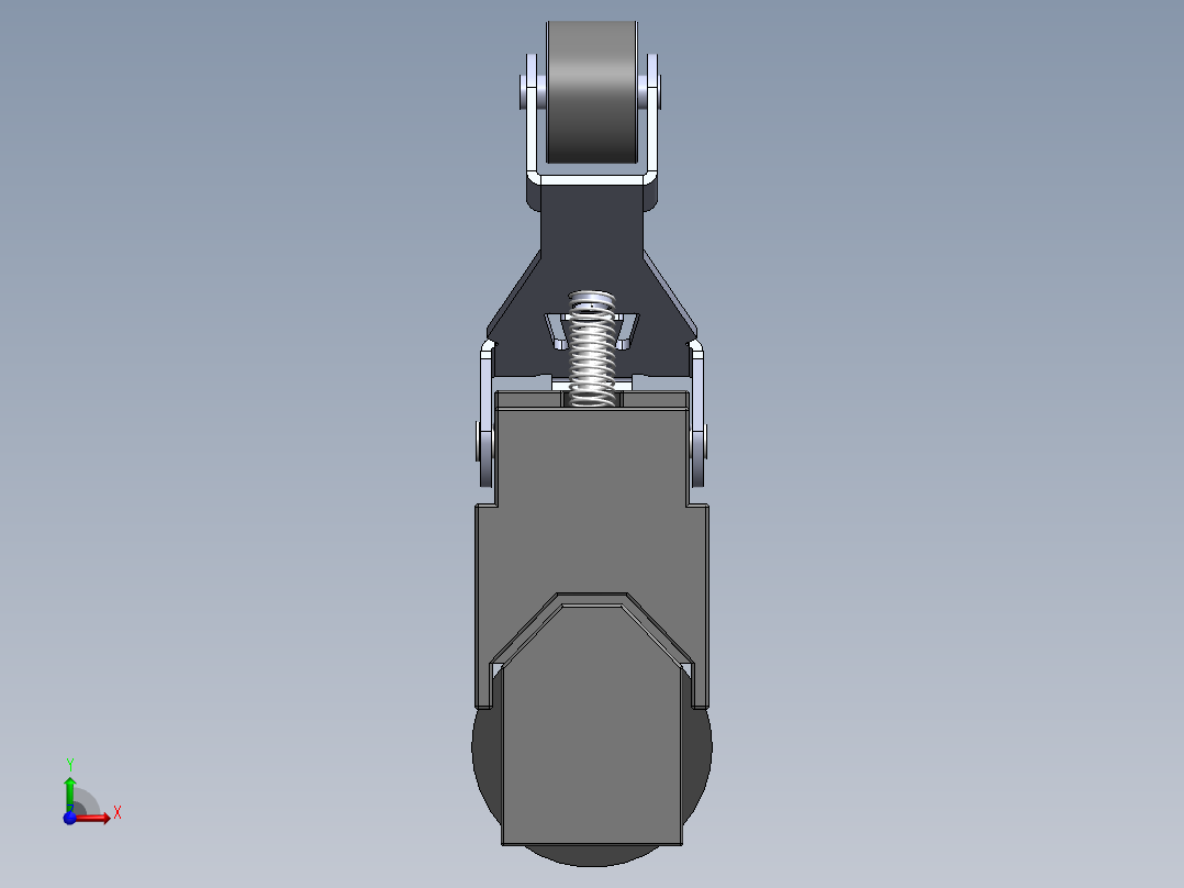 限位开关前视图