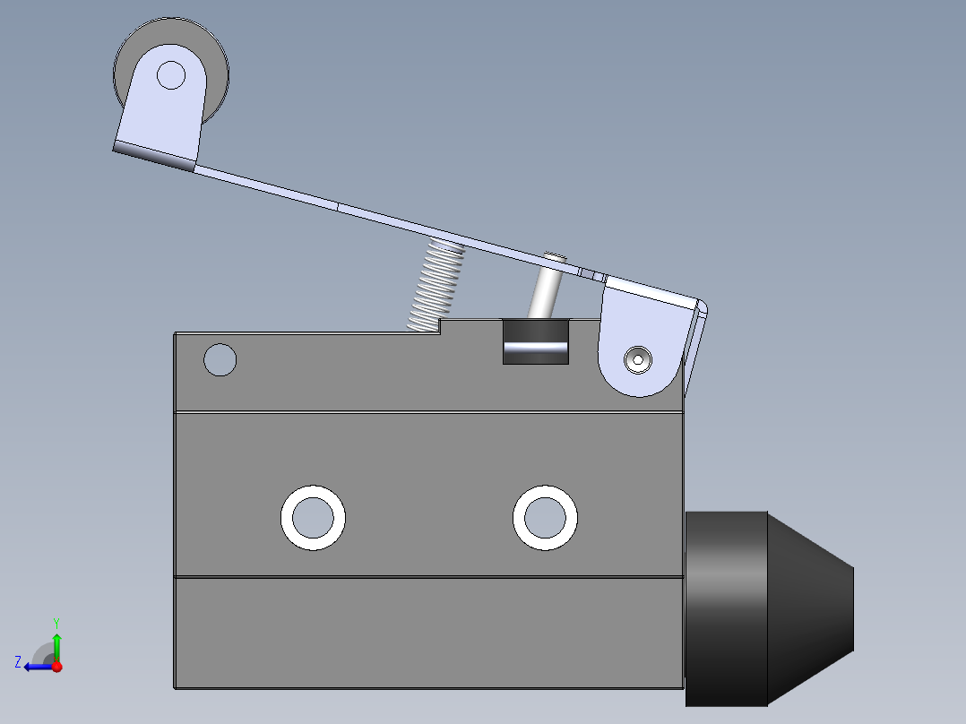 限位开关右视图