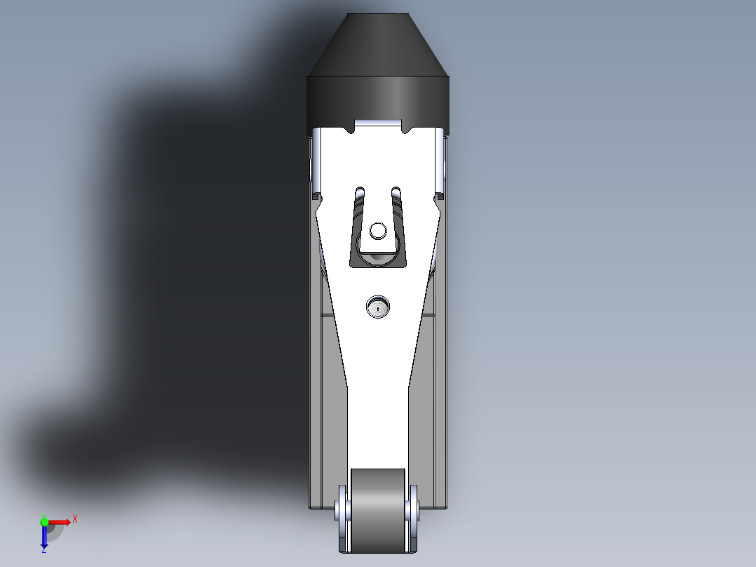 限位开关俯视图