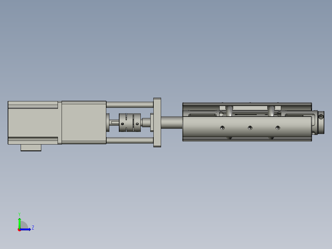 卷膜总成左视图