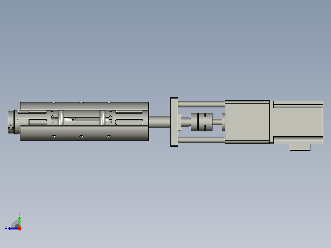 卷膜总成右视图