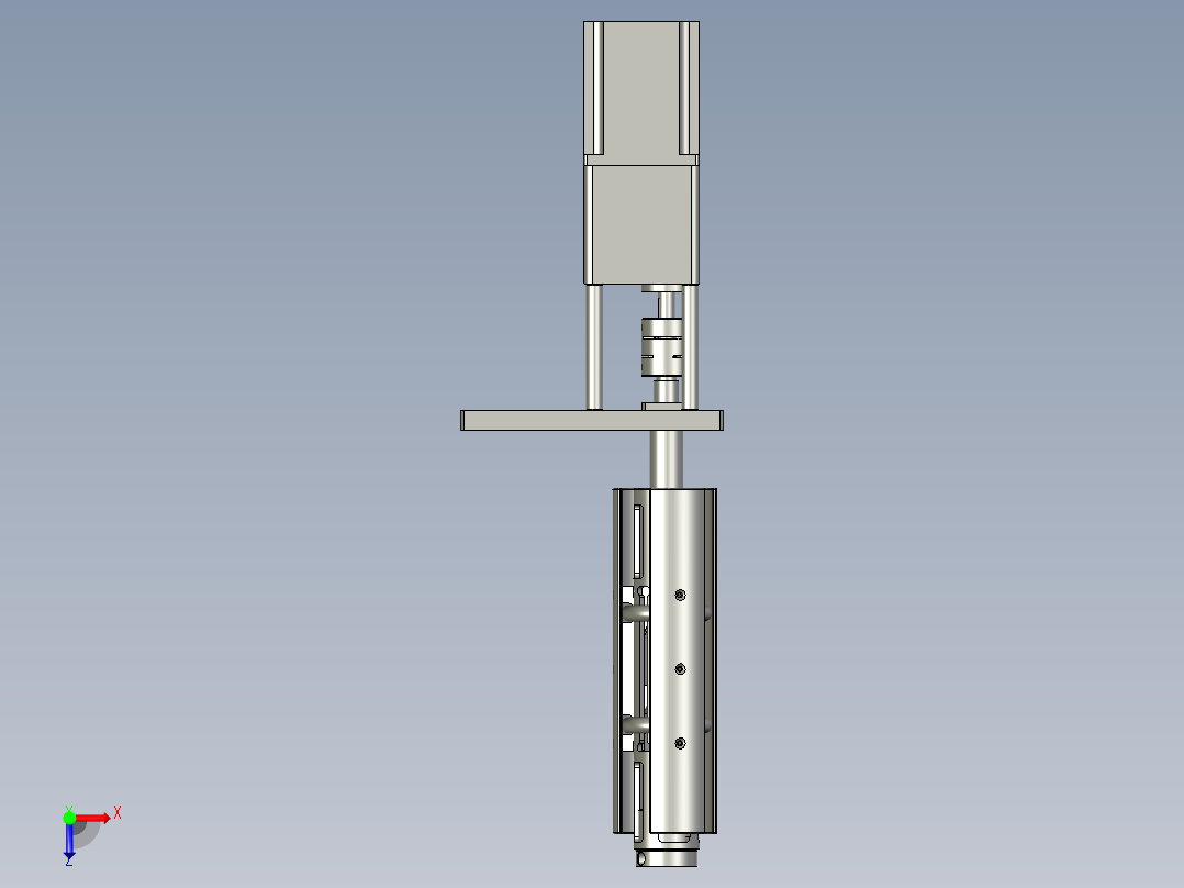 卷膜总成俯视图