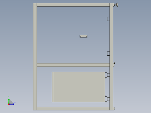 液压站油冷机组件左视缩略图