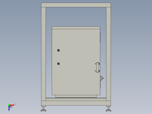 液压站油冷机组件俯视缩略图