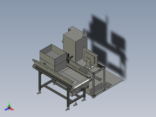贴标示意正等轴测缩略图