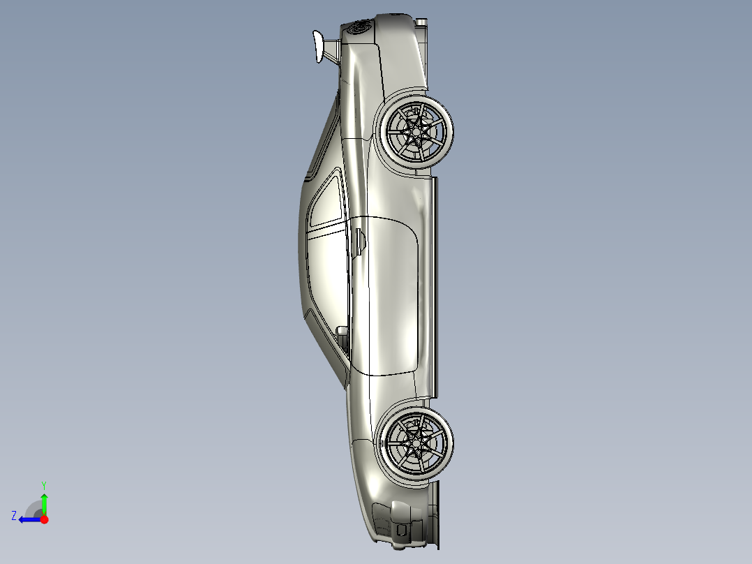 NissanSkylineGTR34右视图