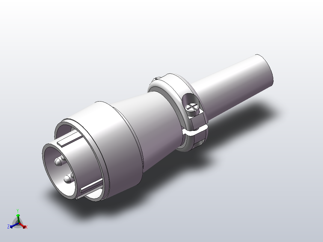 航空插头 威浦WS20J4TQ主视图