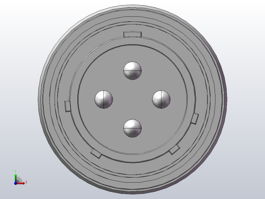航空插头 威浦WS20J4TQ前视缩略图