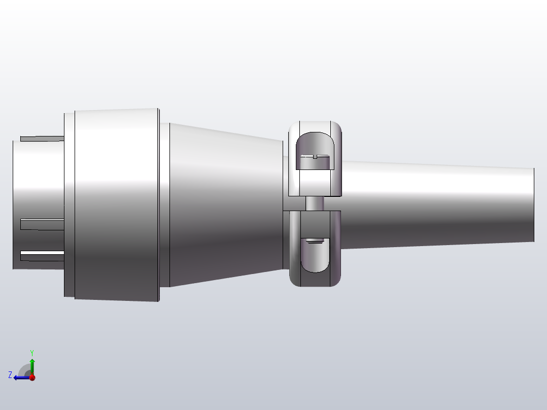 航空插头 威浦WS20J4TQ右视图