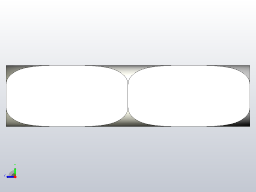 薄锁紧螺母-包含所有配置的Solidworks零件文件2右视缩略图