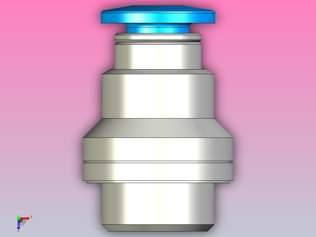 快插接头QS-G1_8-4-I俯视图