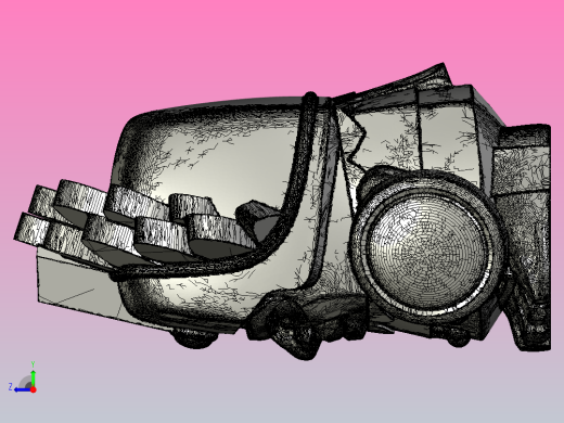 阿兹特克人（Aztec）首领 3D模型 stl文件右视缩略图