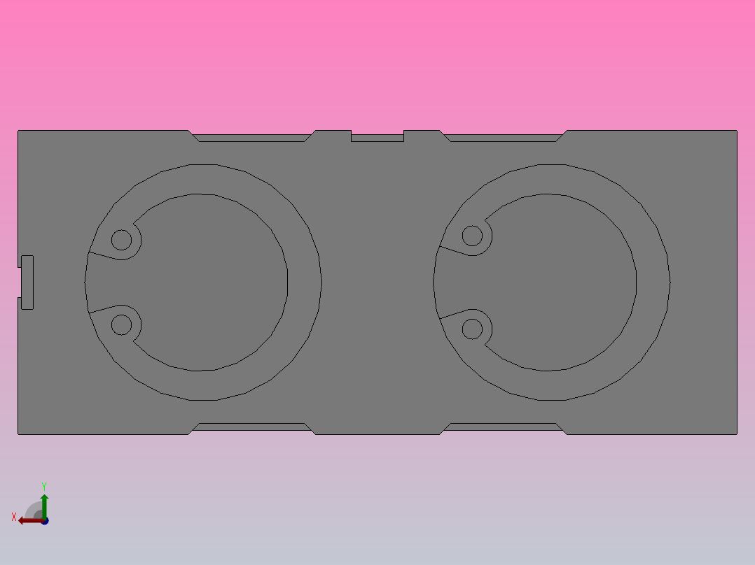 双轴气缸[QTN-32×60]后视图