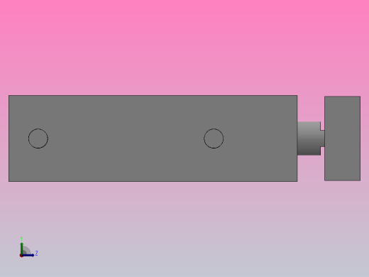双轴气缸[QTN-32×60]左视缩略图