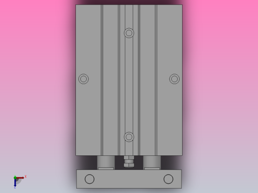 双轴气缸[QTN-32×60]俯视缩略图