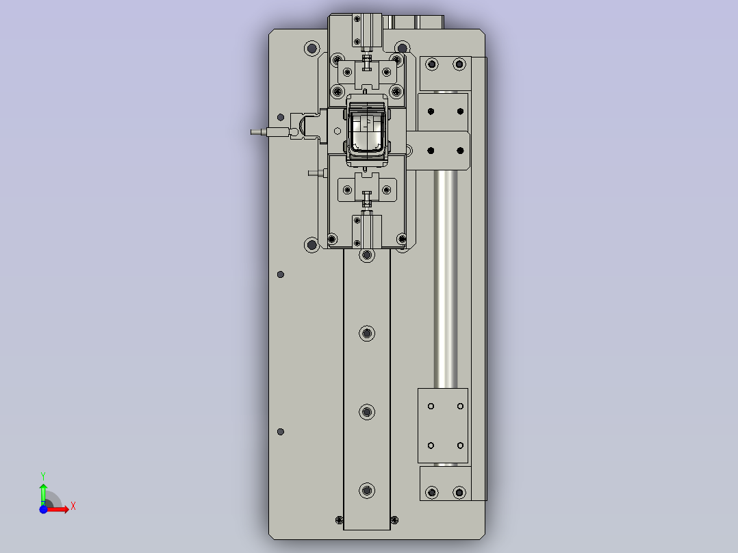 DF0055-5-5-01电导通载具及PIN变形测试机构前视图
