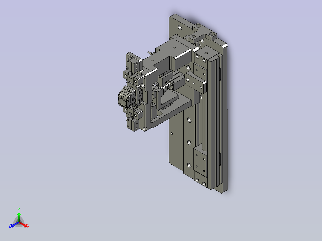DF0055-5-5-01电导通载具及PIN变形测试机构正等轴测图