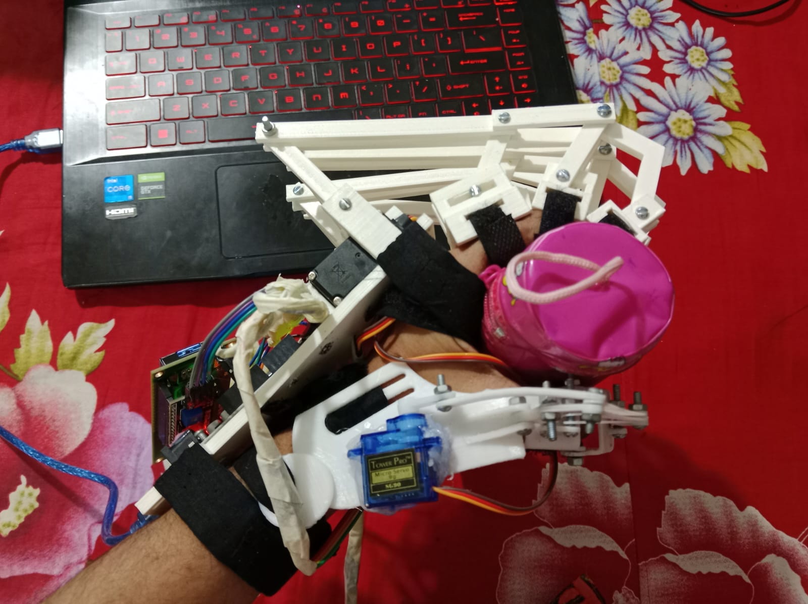 简易手掌外骨骼结构