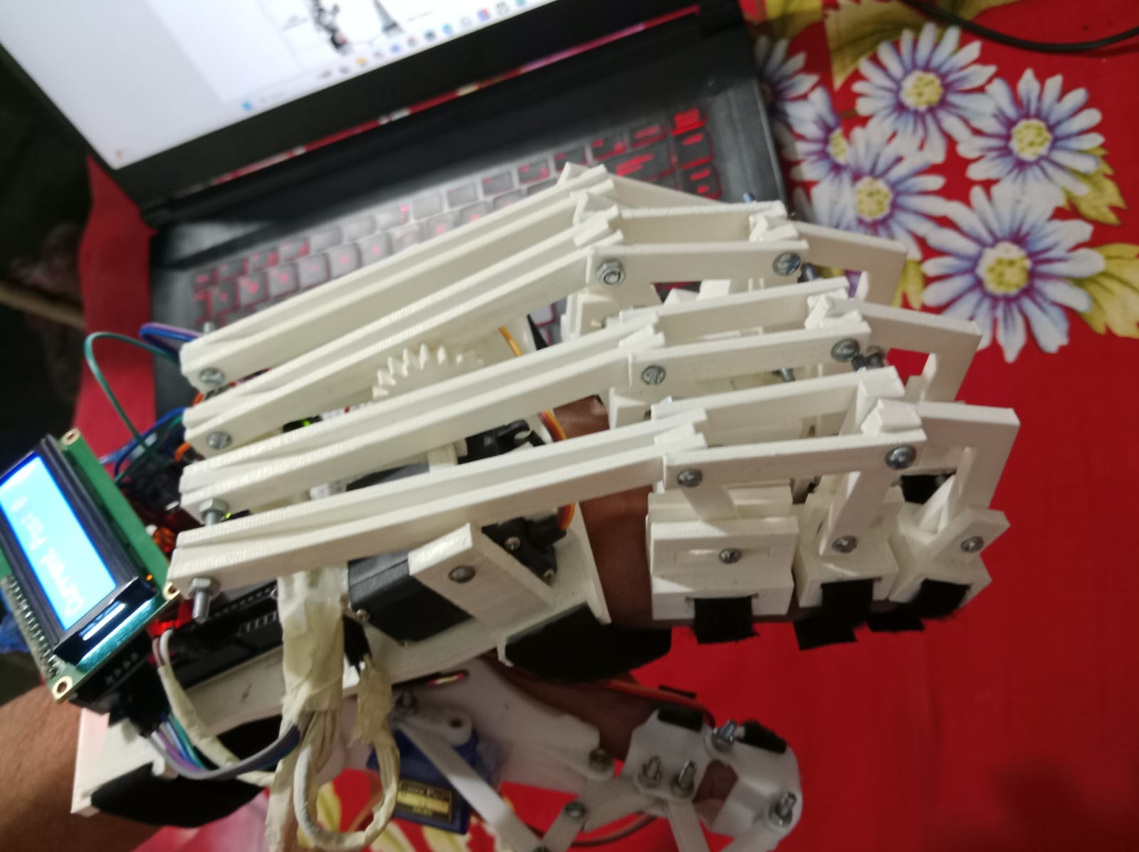 简易手掌外骨骼结构