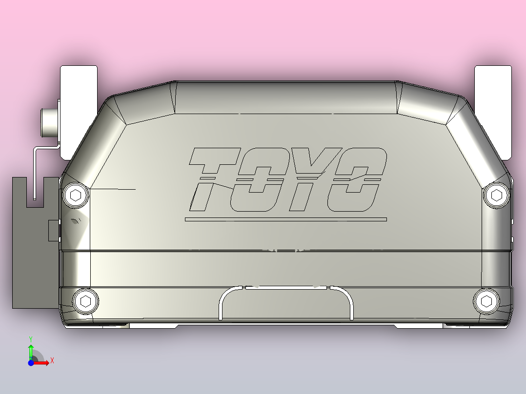ETH14-600-BC-200W+煞車直线模组前视图