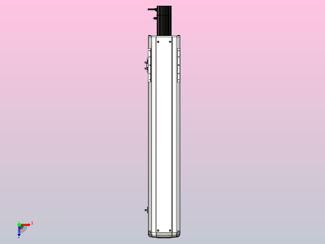 ETH14-600-BC-200W+煞車直线模组俯视图