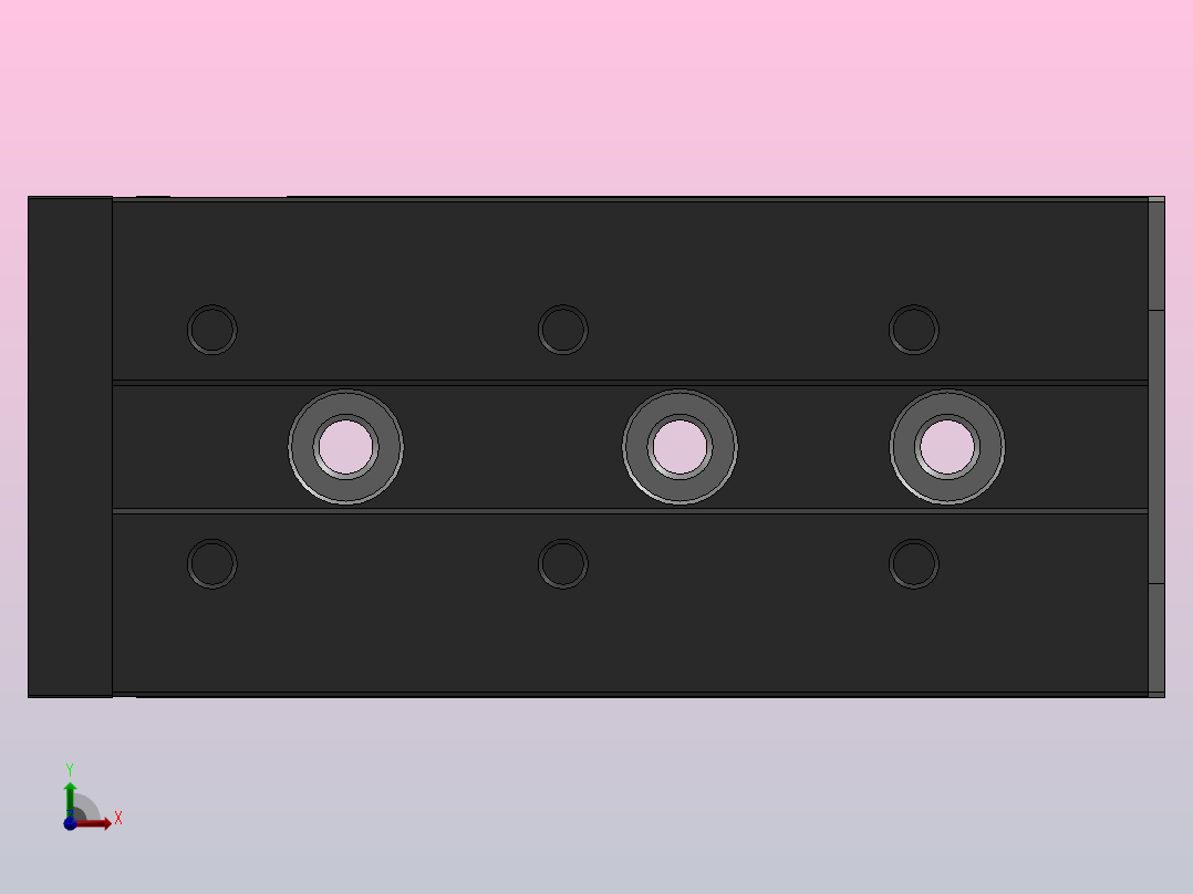 气缸HLQ6X30S前视图